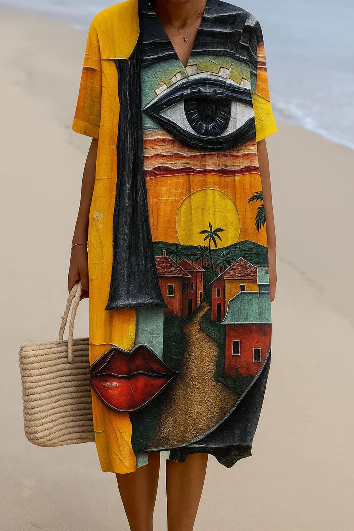 ELARA™ | ART-INSPIRED DRESS