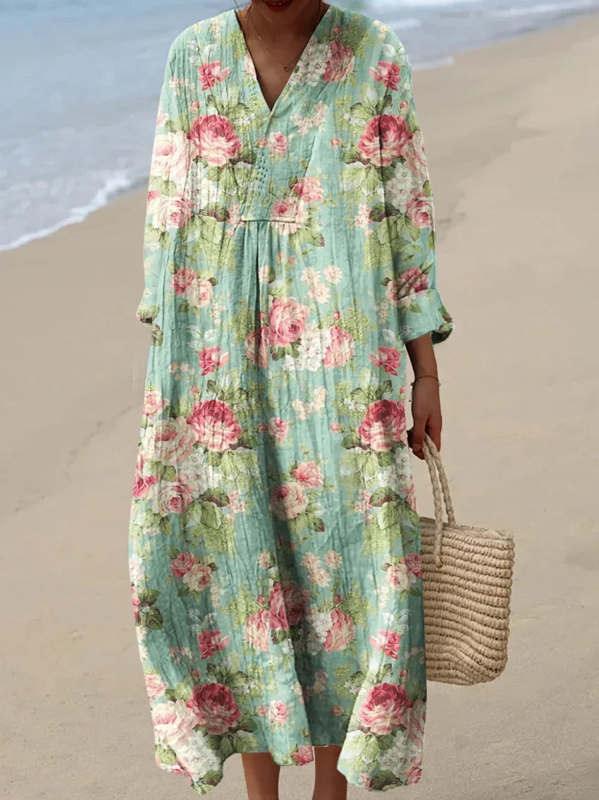ELARA™ | ART- INSPIRED FLORAL DRESS