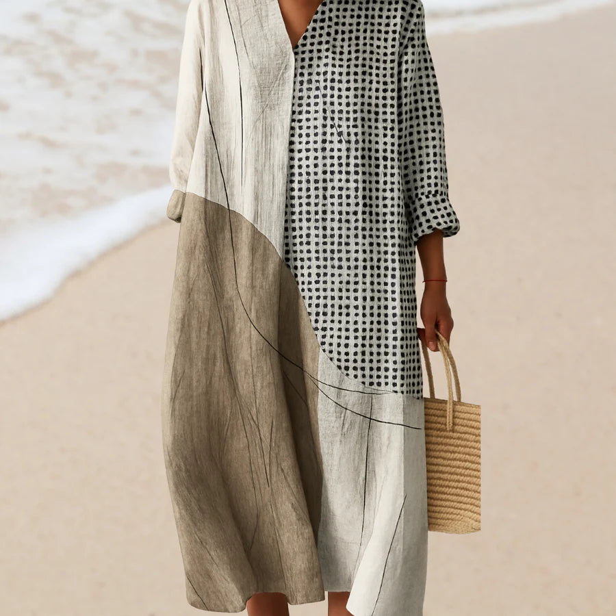 ELARA™ | ART- INSPIRED FALL DRESS