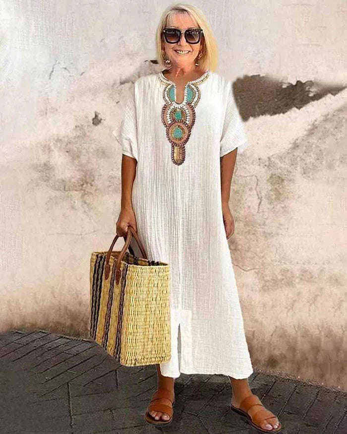 LEILANY™ | EMBROIDERED BEAUTY DRESS
