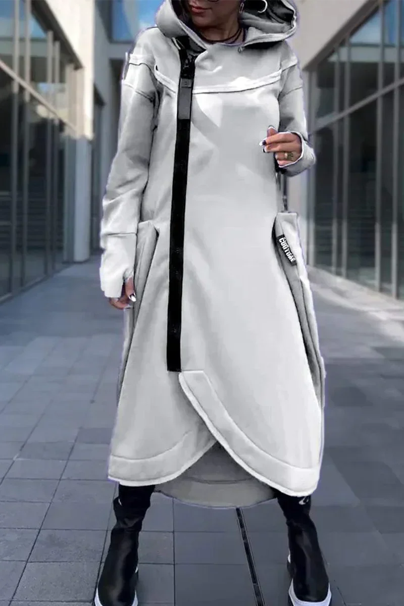 MANA™ | LONG HOODIE WITH ZIPPER