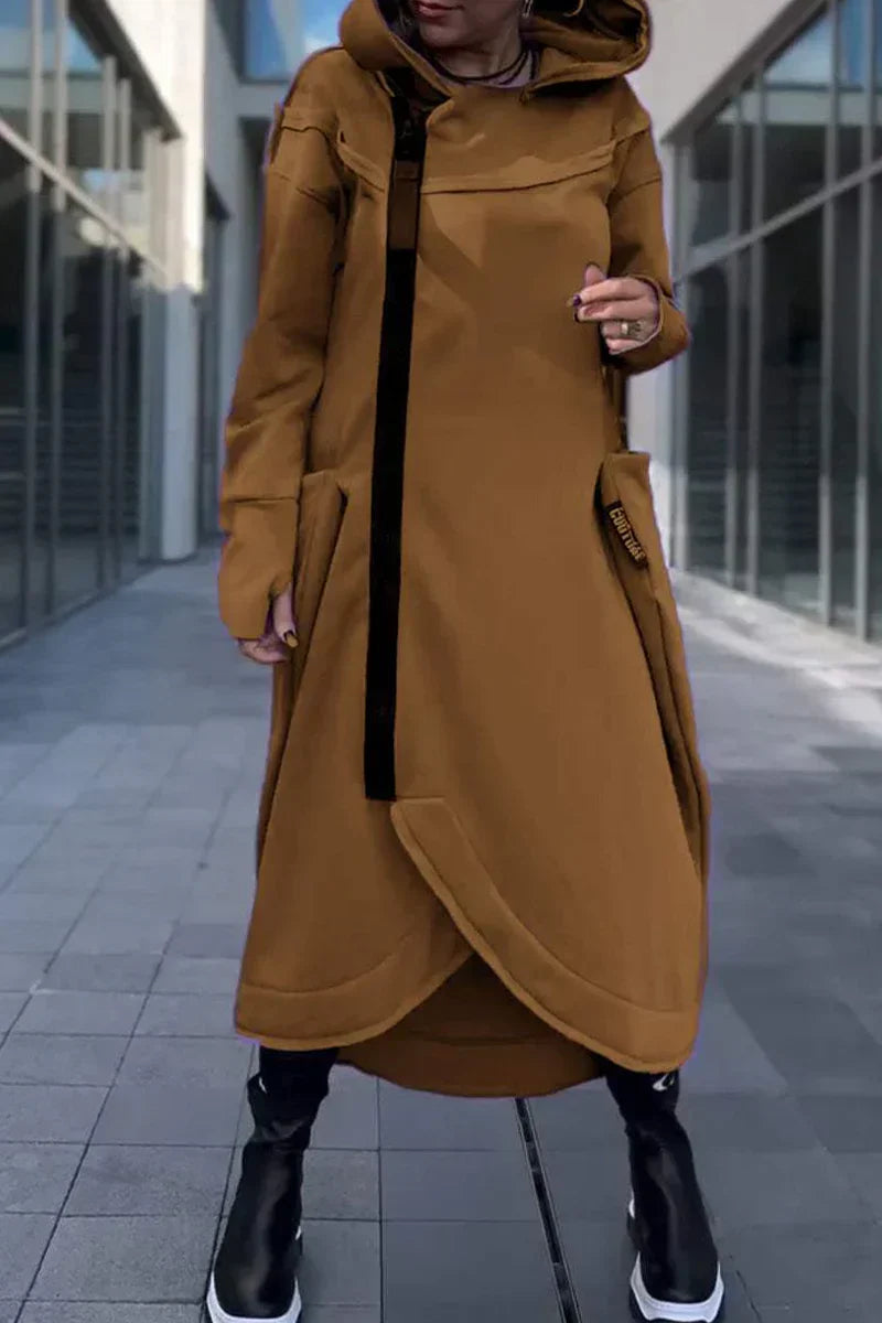 MANA™ | LONG HOODIE WITH ZIPPER