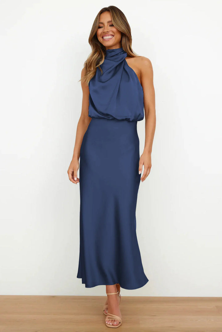 LYDIA™ | LONG HALTERNECK DRESS