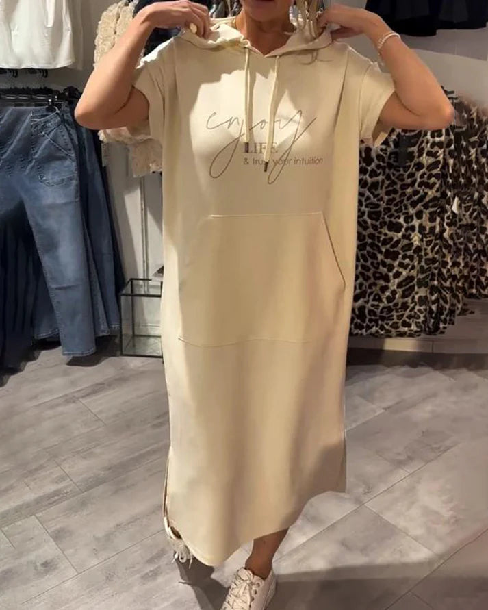 SASKIA™ | CASUAL HOODIE DRESS