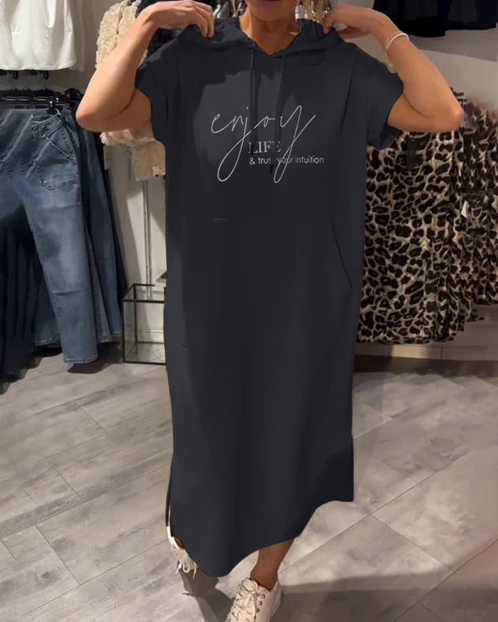 SASKIA™ | CASUAL HOODIE DRESS