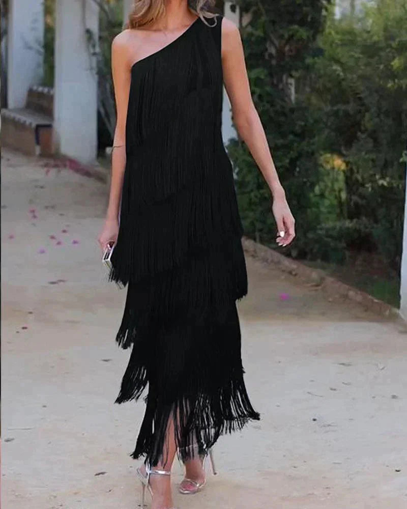 LAUREN™ | FRINGED DRESS