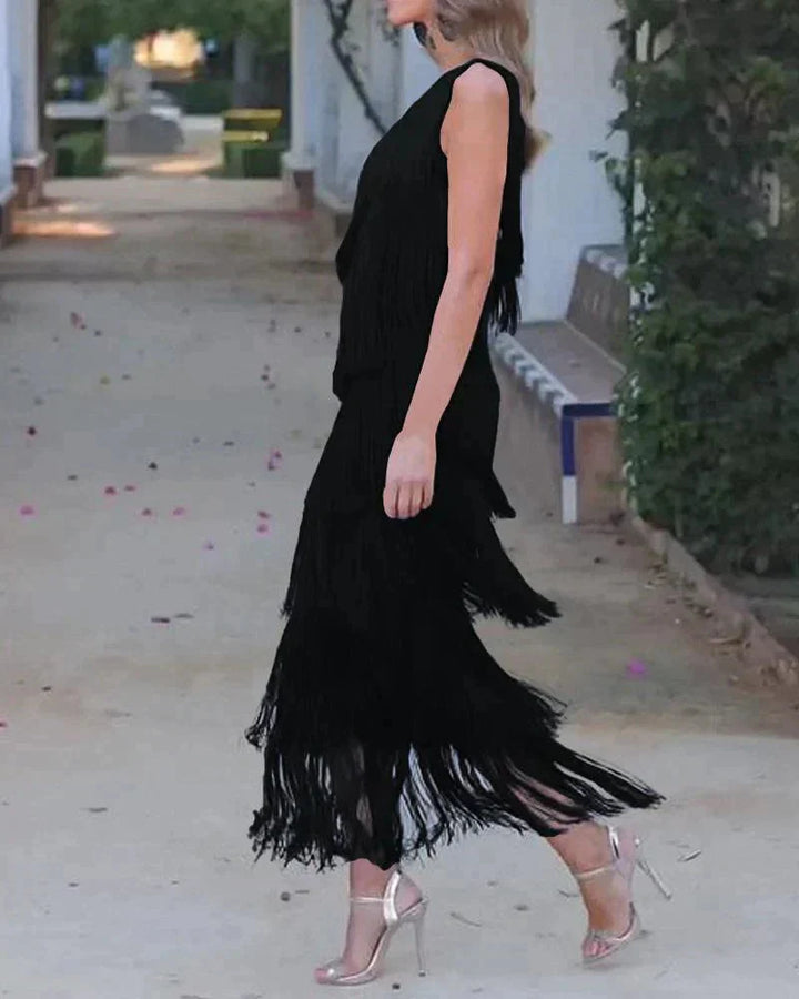 LAUREN™ | FRINGED DRESS