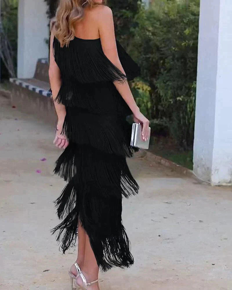 LAUREN™ | FRINGED DRESS