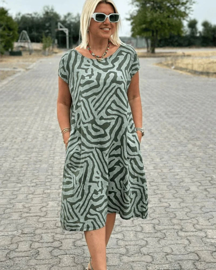 NELIA™ | SUMMER DRESS WITH BEAUTIFUL PRINT