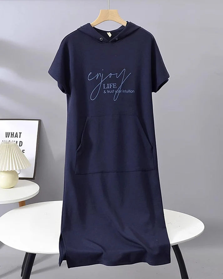 SASKIA™ | CASUAL HOODIE DRESS