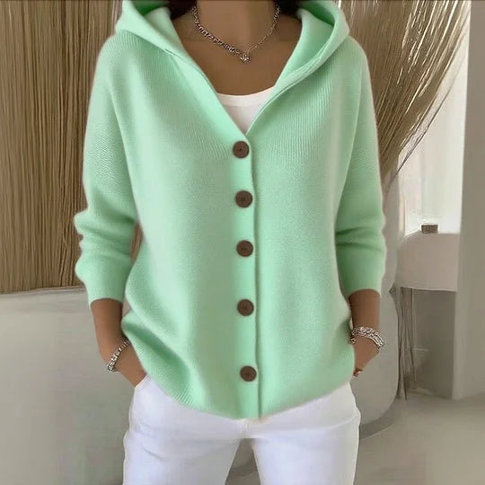 CLÉANDRE™ | HOODED CARDIGAN