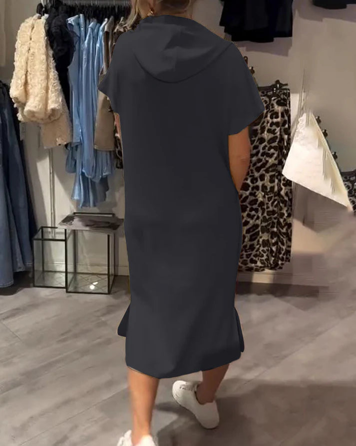 SASKIA™ | CASUAL HOODIE DRESS