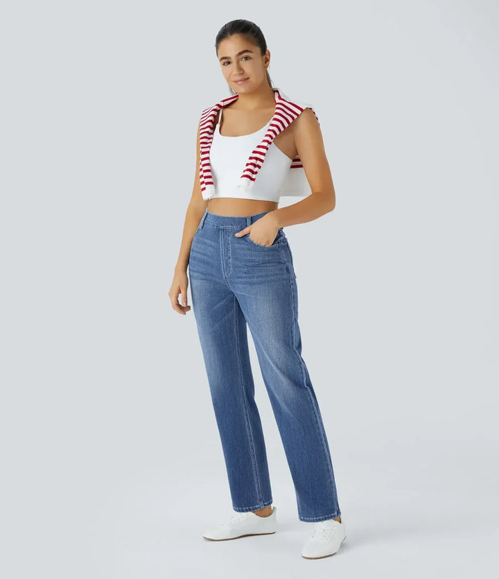 NOELLE™ | HIGH-WAISTED STRETCH PANTS