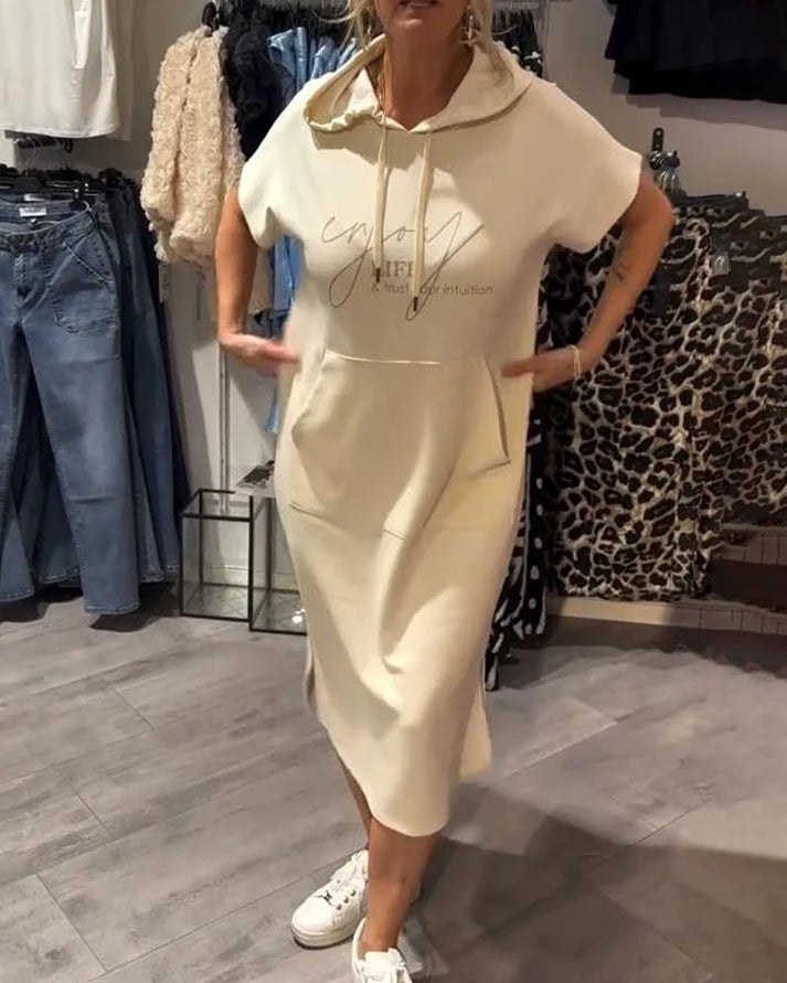 SASKIA™ | CASUAL HOODIE DRESS