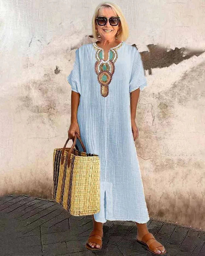 LEILANY™ | EMBROIDERED BEAUTY DRESS