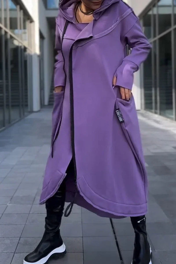 MANA™ | LONG HOODIE WITH ZIPPER