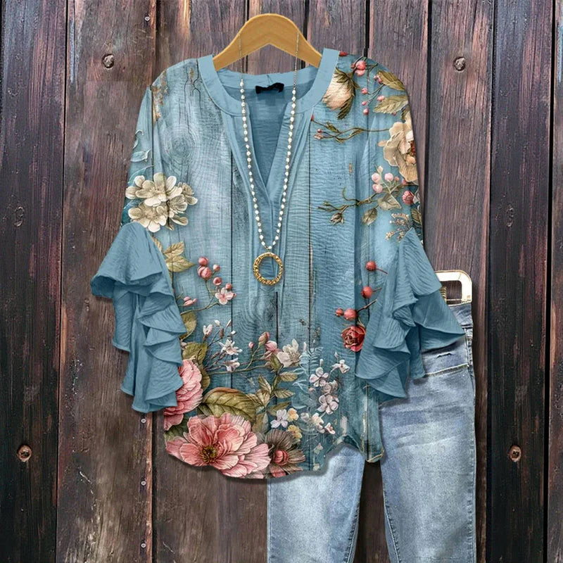 CELESTIA™ | VINTAGE BLOUSE TOP