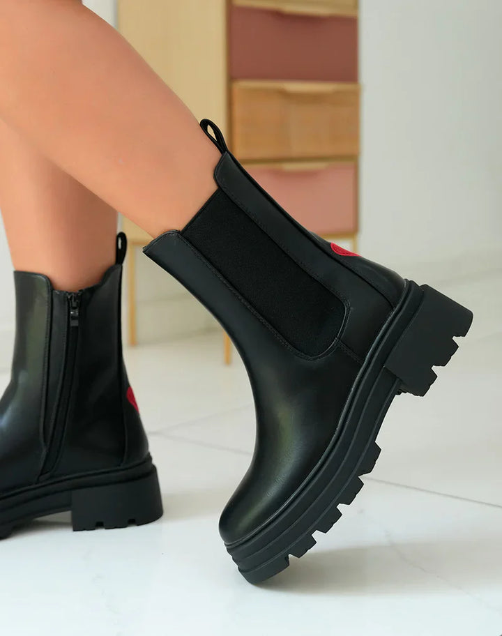 AMORA™ | HEART DETAIL BOOTS