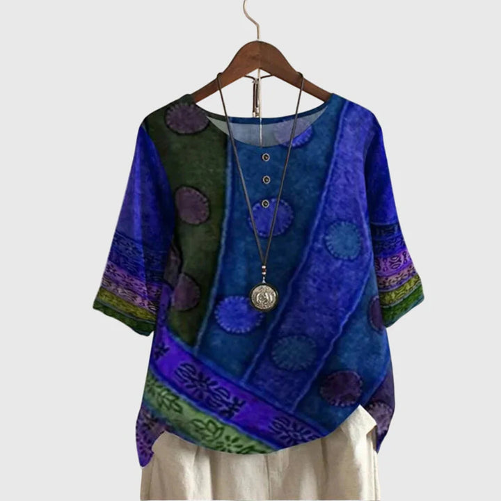 VALARIE | COLORFUL BOHO TOP