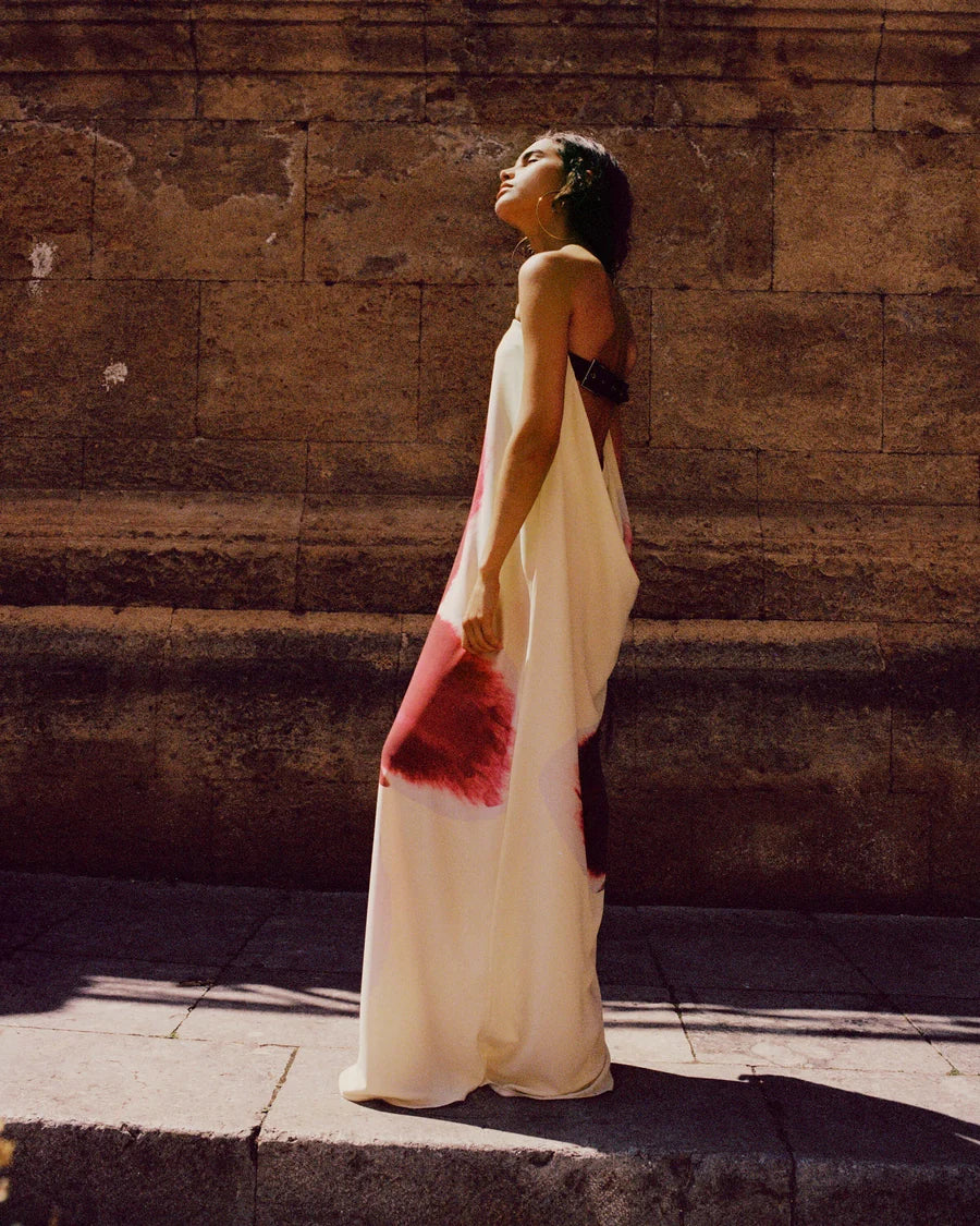 NIA™ | LONG PRINTED DRESS