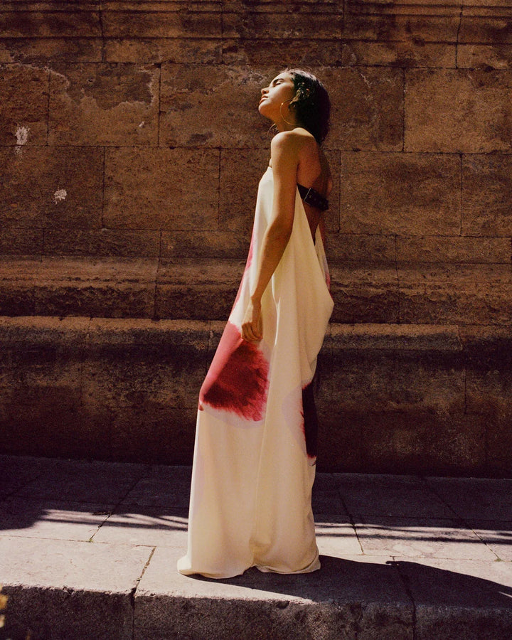 NIA™ | LONG PRINTED DRESS