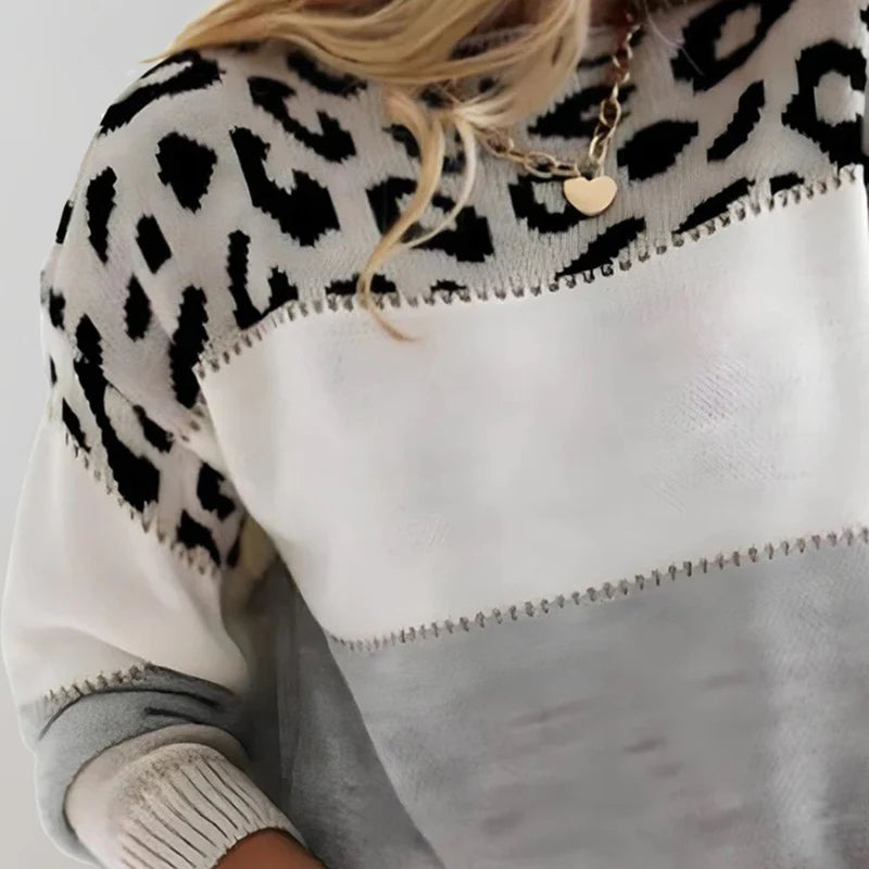 MAISON VALMONT™ | LEOPARD PRINT SWEATER