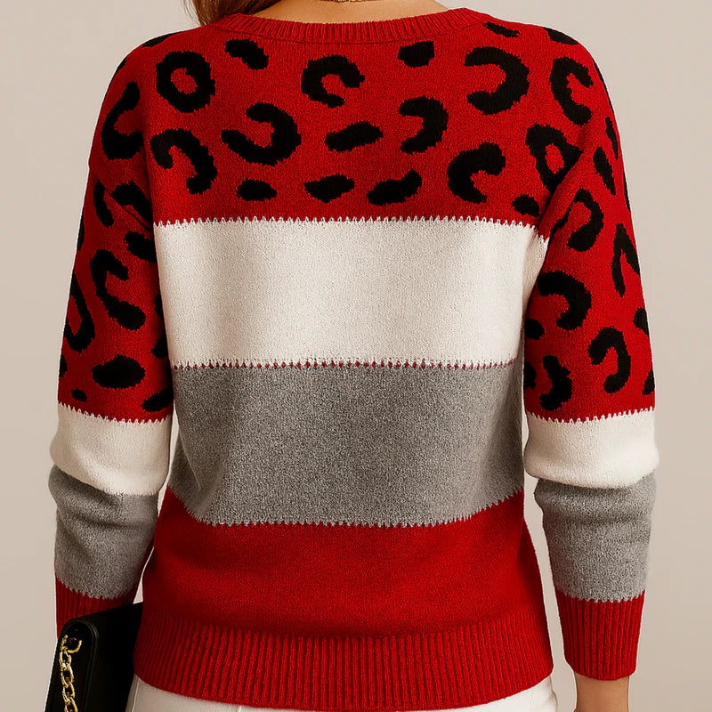 MAISON VALMONT™ | LEOPARD PRINT SWEATER