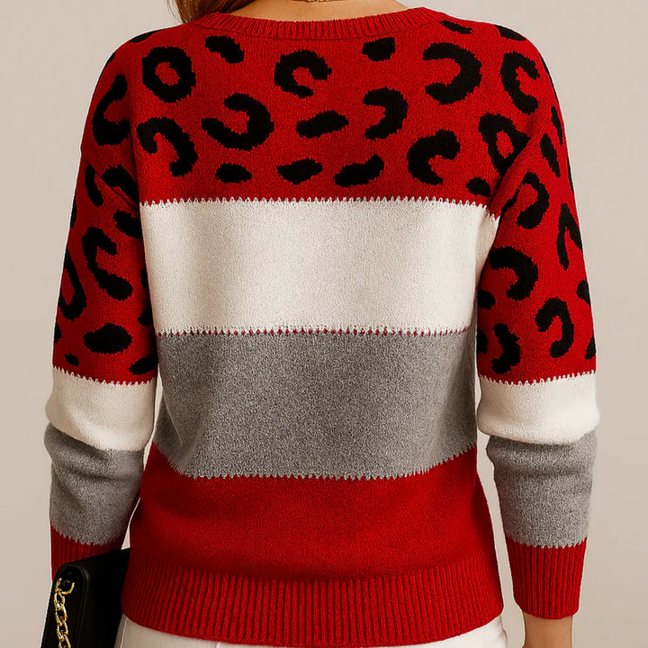 MAISON VALMONT™ | LEOPARD PRINT SWEATER