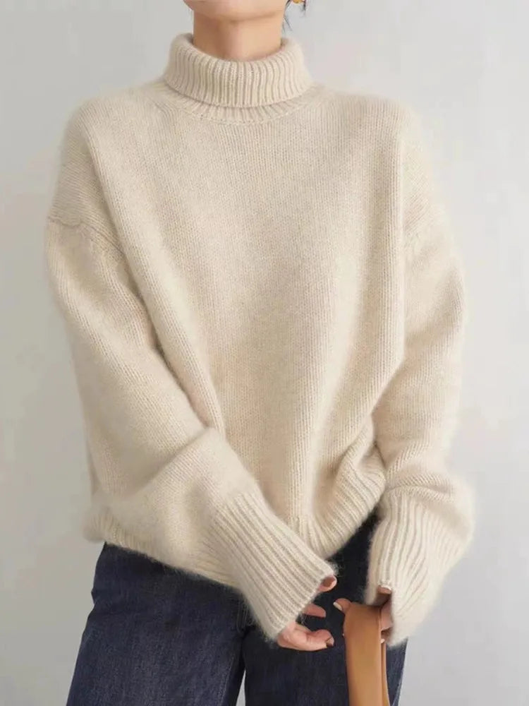 ISABELLA™ | CASHMERE HIGH-NECK SWEATER