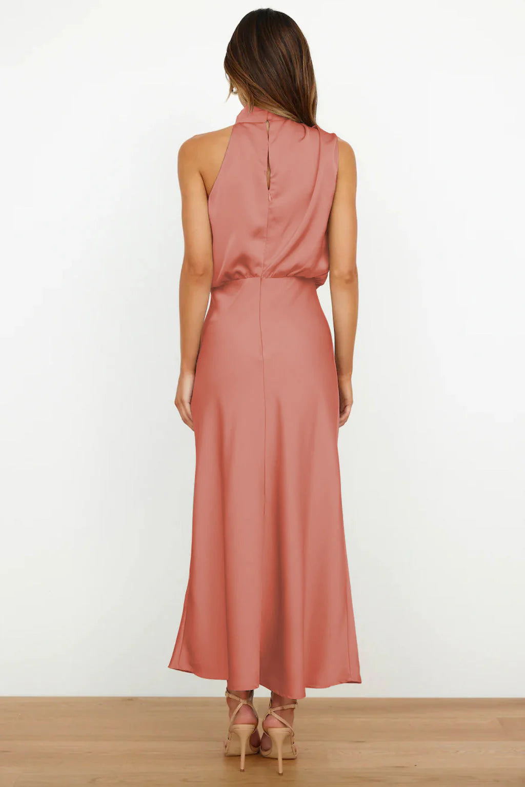 LYDIA™ | LONG HALTERNECK DRESS