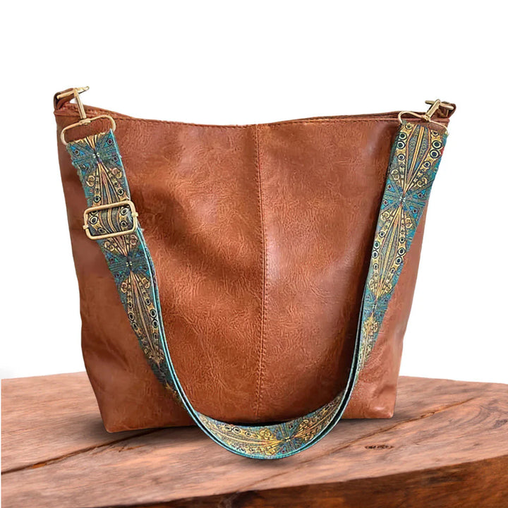 GRETA™ | VINTAGE LEATHER SHOULDER BAG
