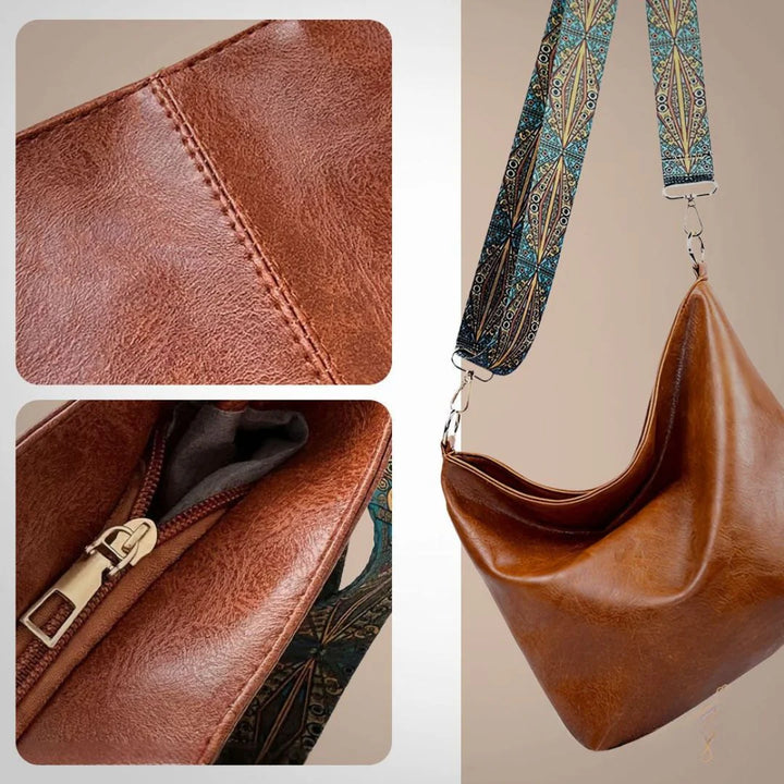 GRETA™ | VINTAGE LEATHER SHOULDER BAG