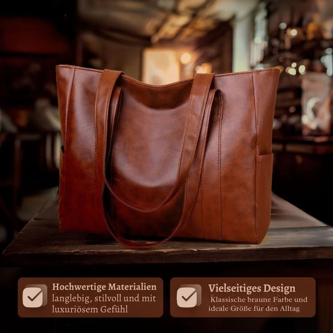 KLARA™ | CLASSIC LEATHER SHOULDER BAG