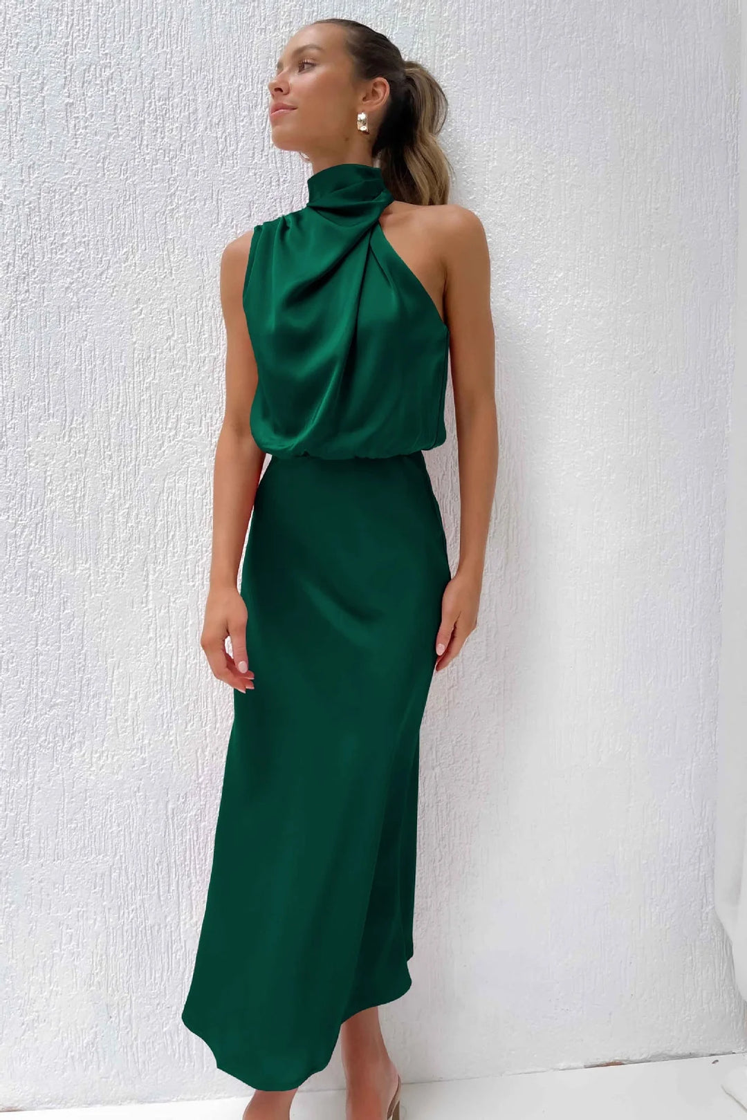 LYDIA™ | LONG HALTERNECK DRESS