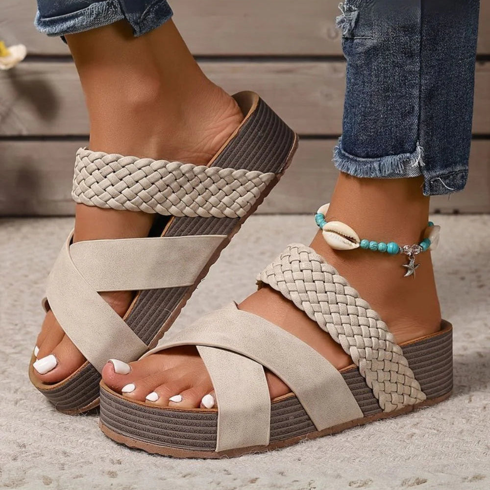 MARTINE™ | ORTHOPEDIC LEATHER SANDALS