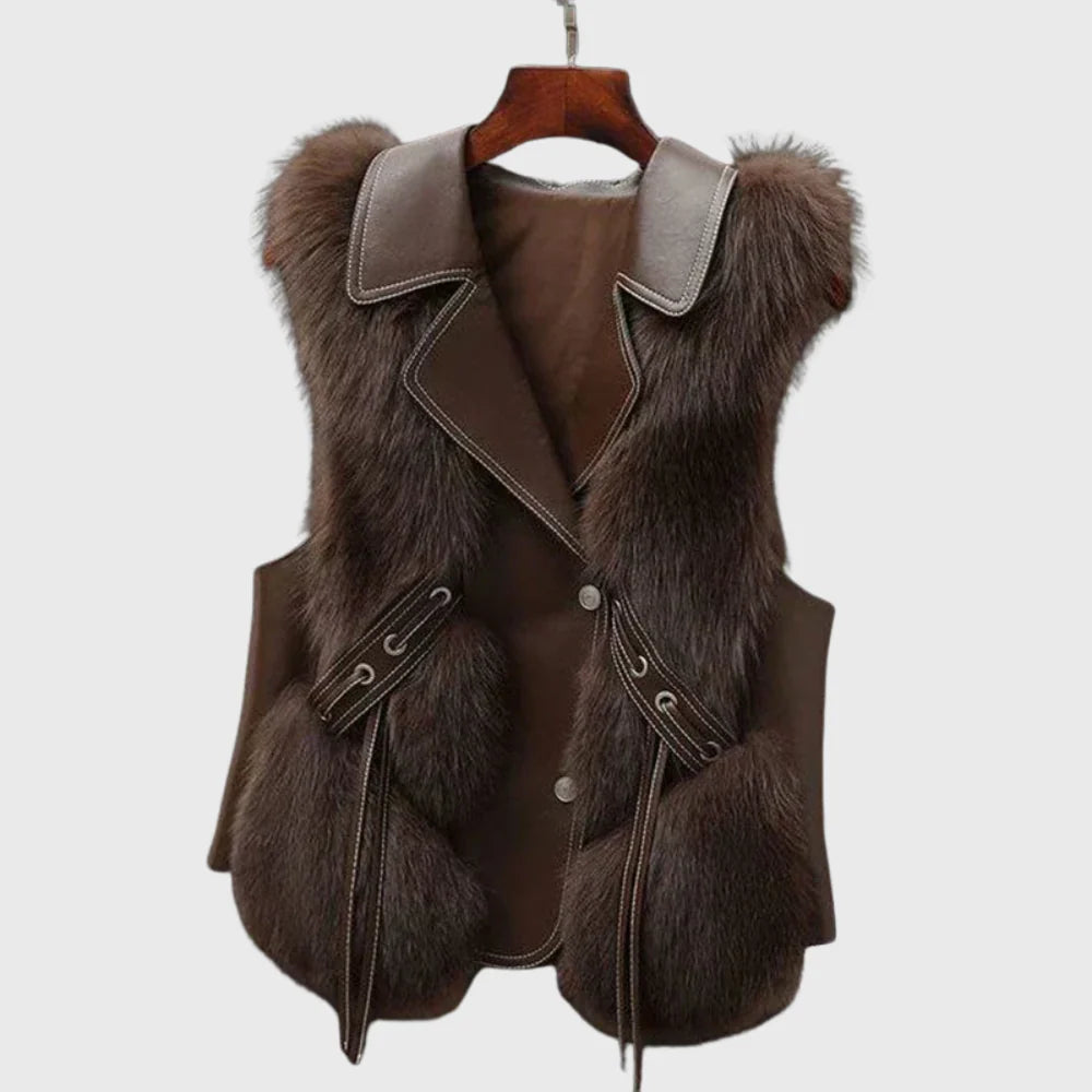 AMÉLIA™ | ELEGANT LEATHER VEST