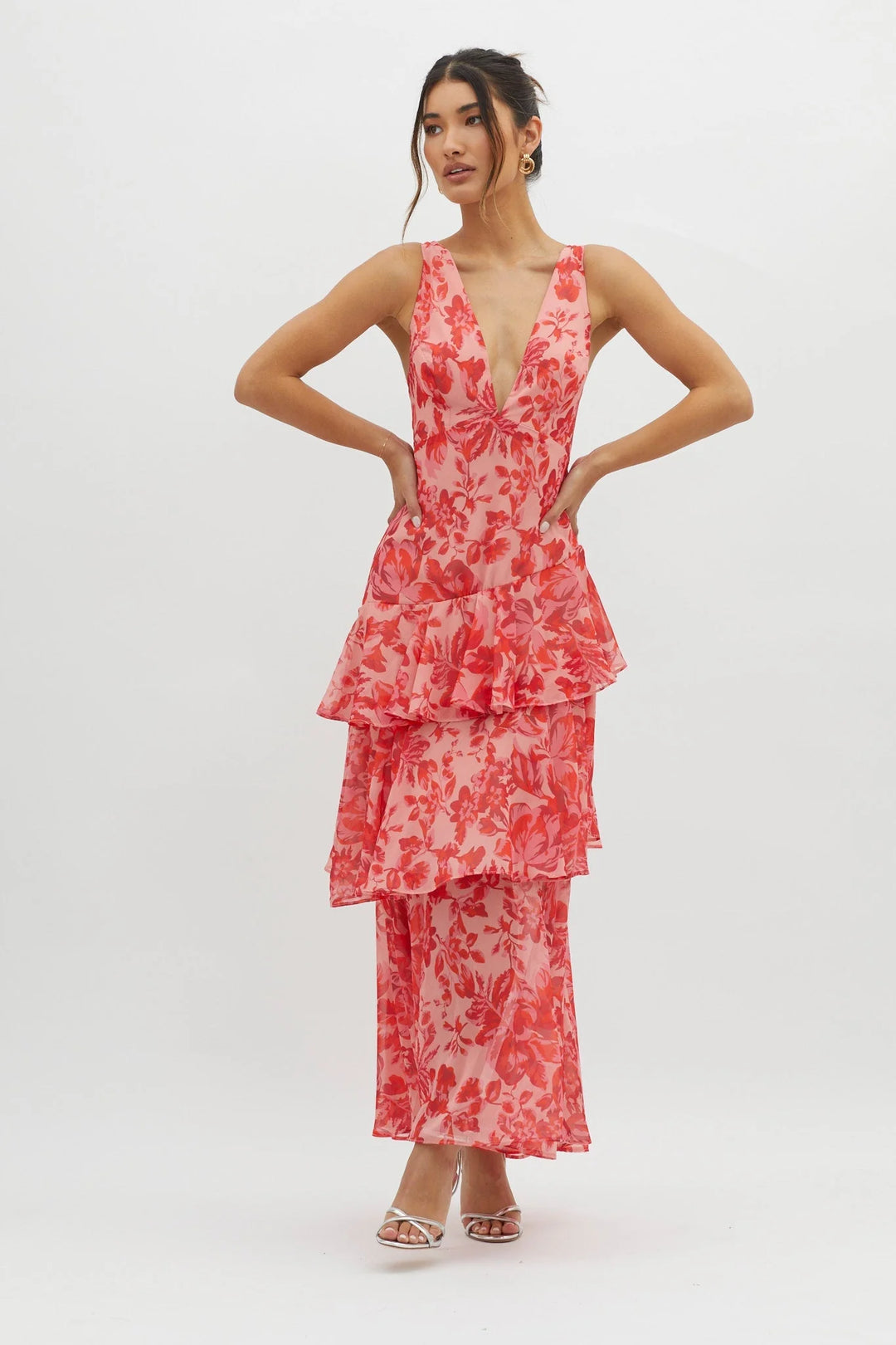 FAYE™ | BLOOM SHIFT MIDI DRESS