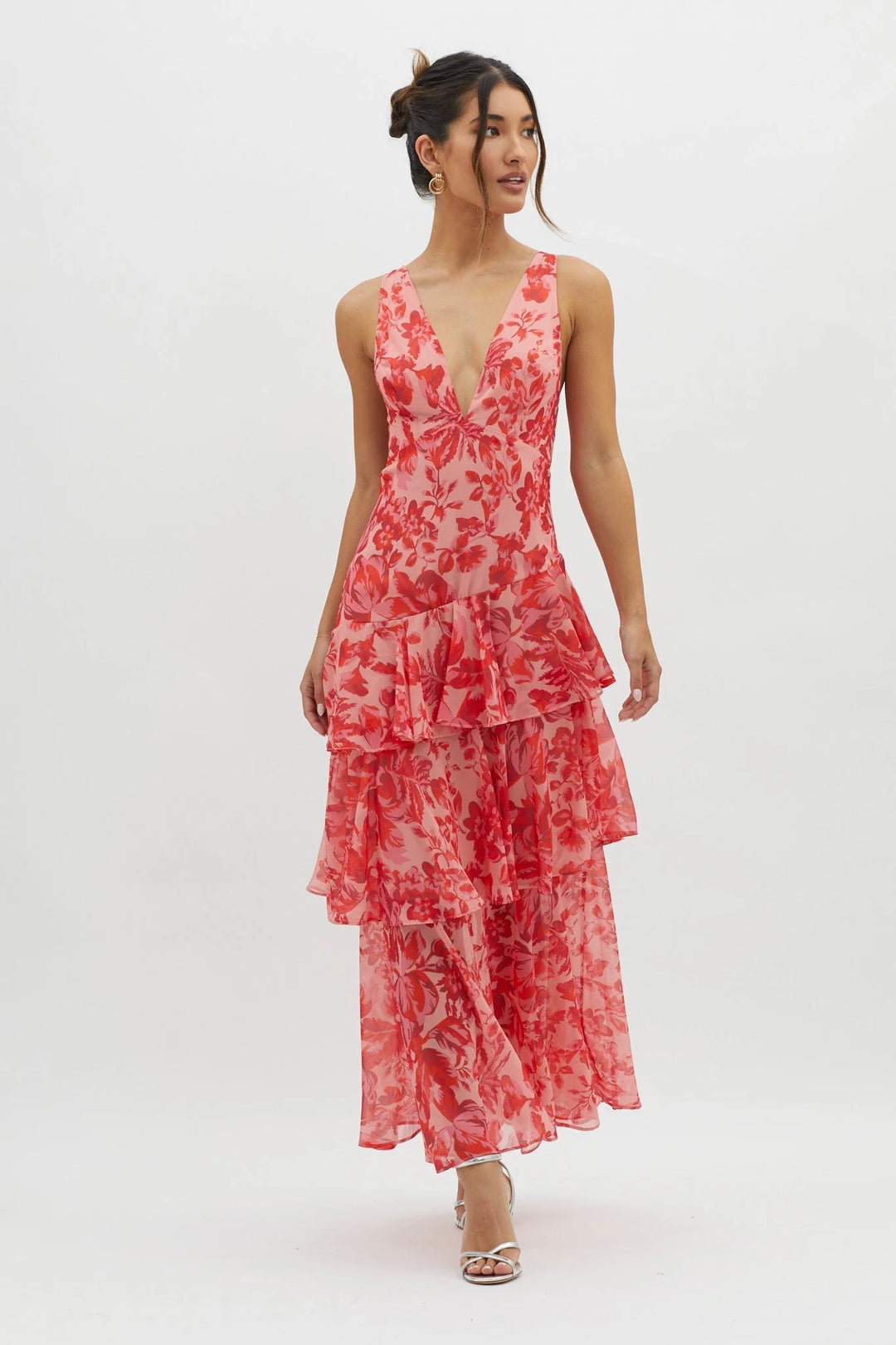 FAYE™ | BLOOM SHIFT MIDI DRESS