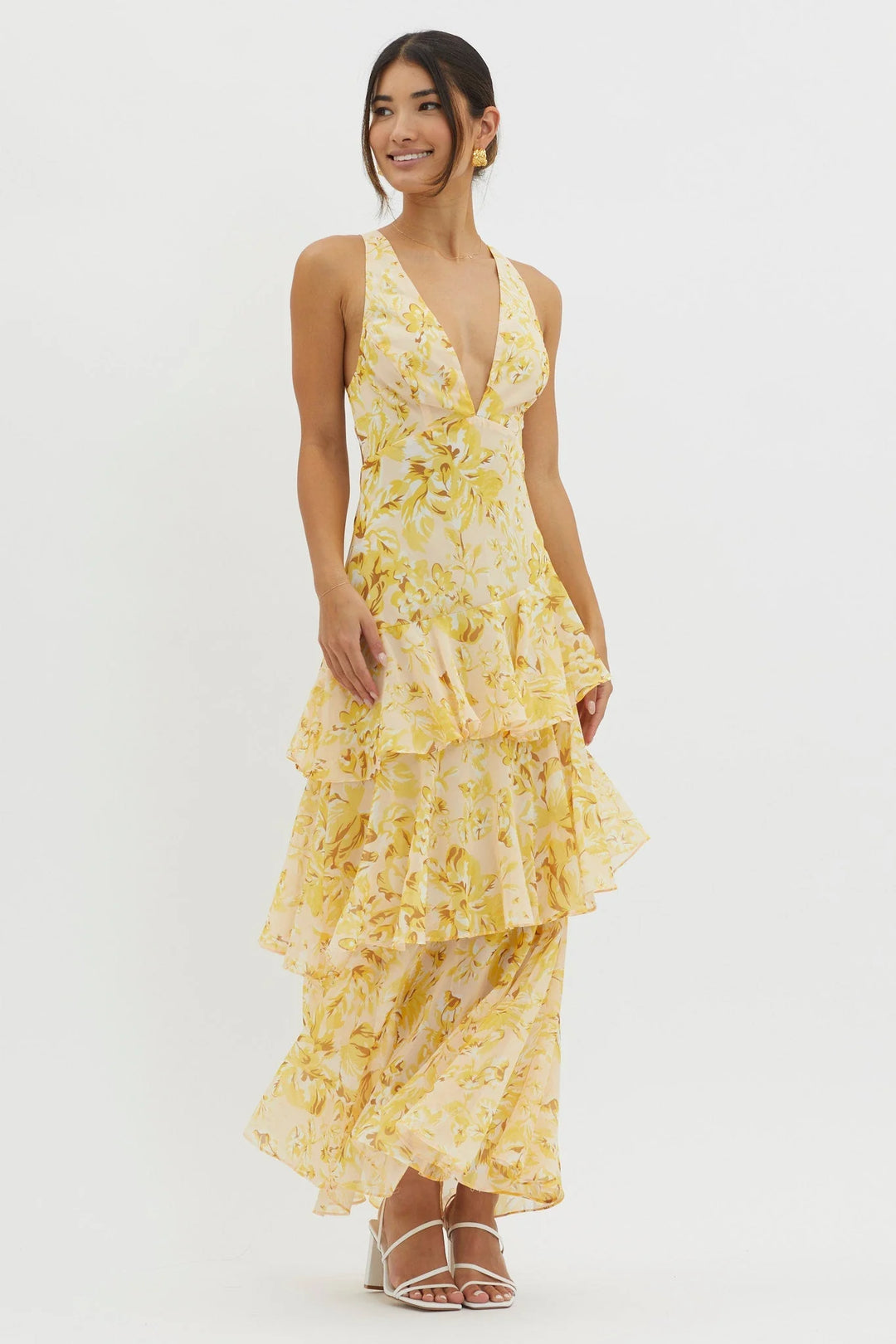 FAYE™ | BLOOM SHIFT MIDI DRESS