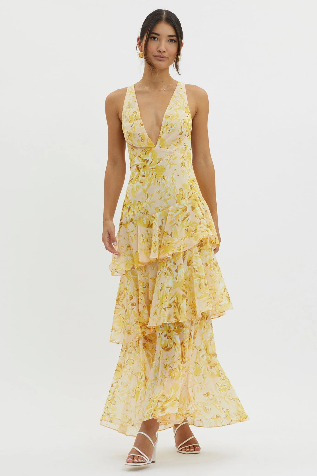 FAYE™ | BLOOM SHIFT MIDI DRESS