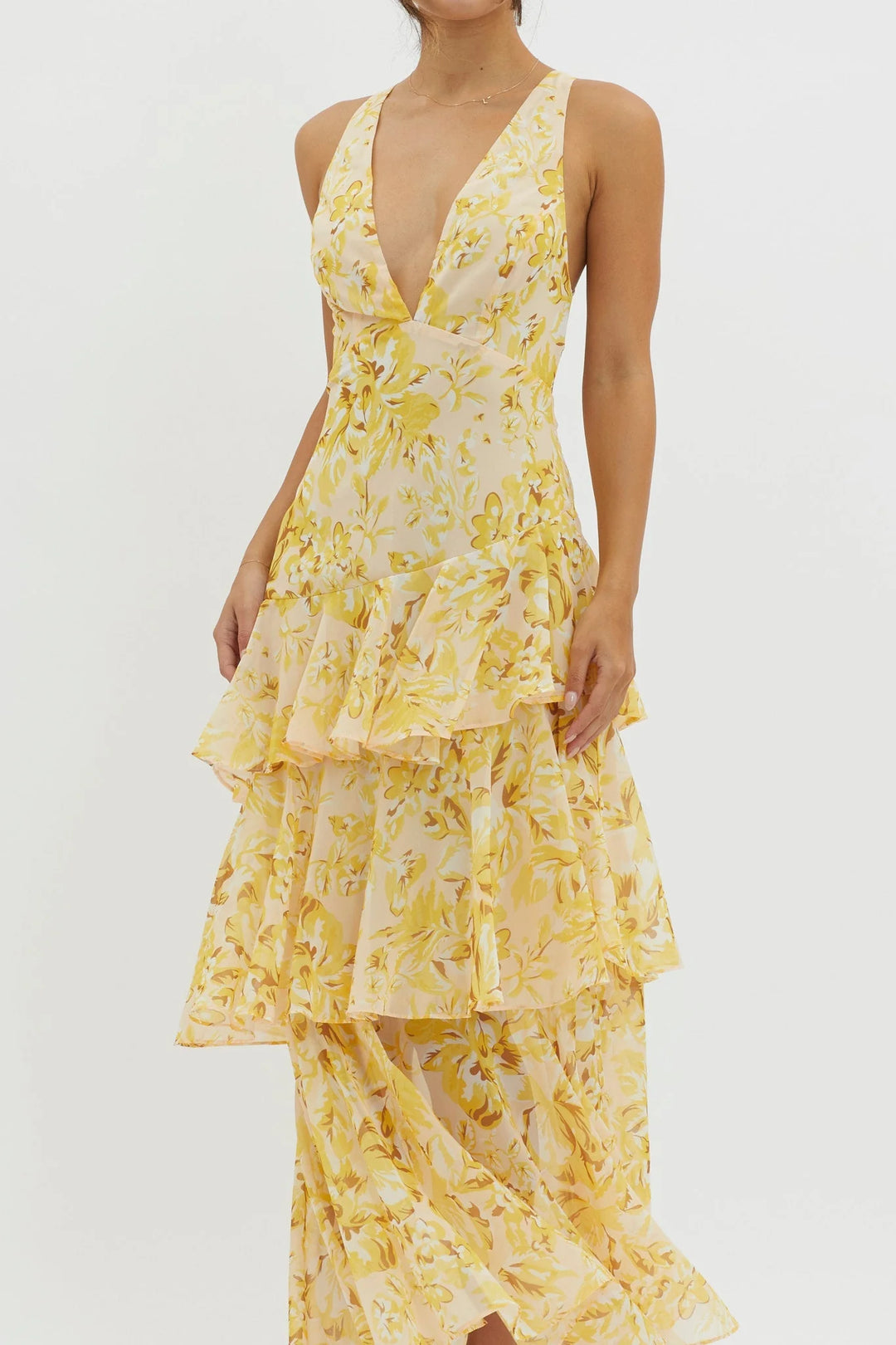 FAYE™ | BLOOM SHIFT MIDI DRESS