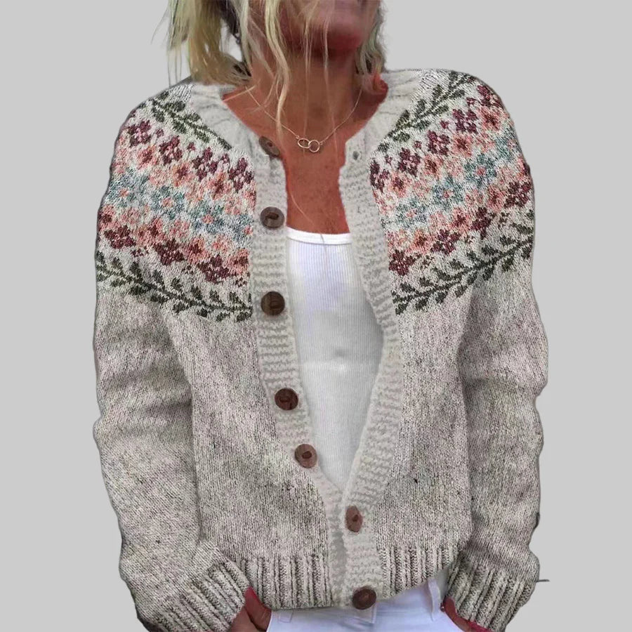 MADELYNE™ | VINTAGE ISLANDAIS CARDIGAN