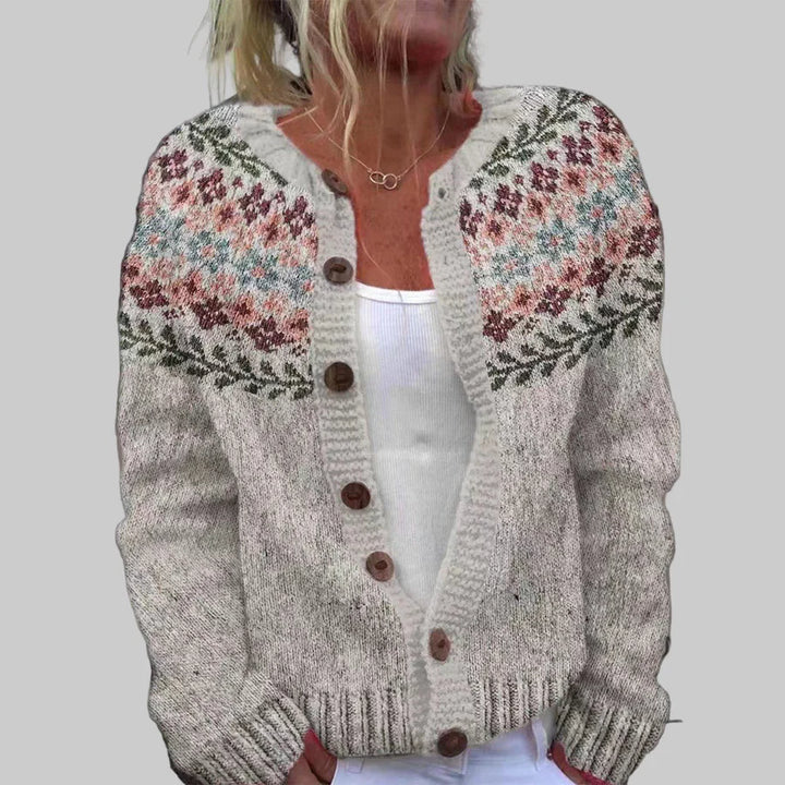 MADELYNE™ | VINTAGE ISLANDAIS CARDIGAN