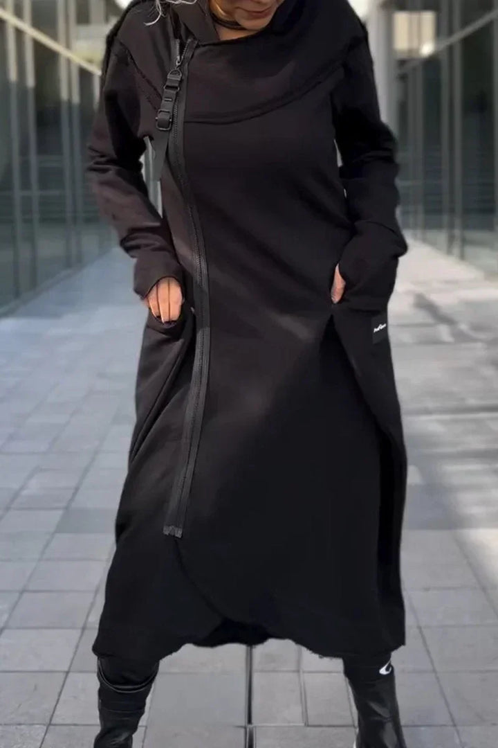 MANA™ | LONG HOODIE WITH ZIPPER