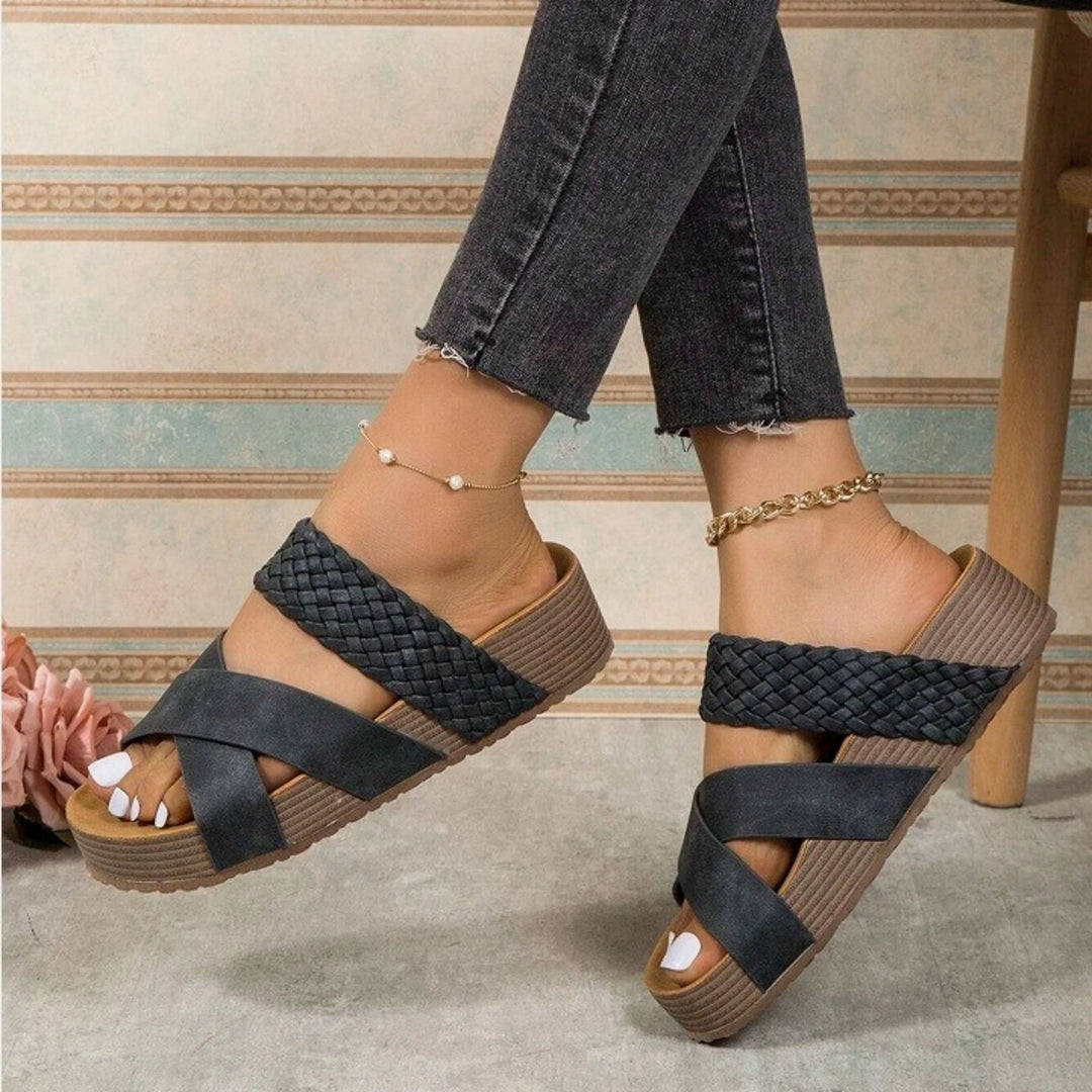 MARTINE™ | ORTHOPEDIC LEATHER SANDALS