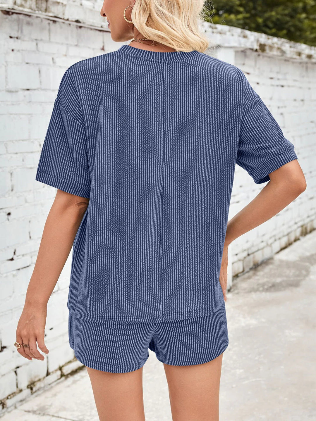 JINTE™ | COMFORTABLE RIBBED FABRIC LOUNGEWEAR SET