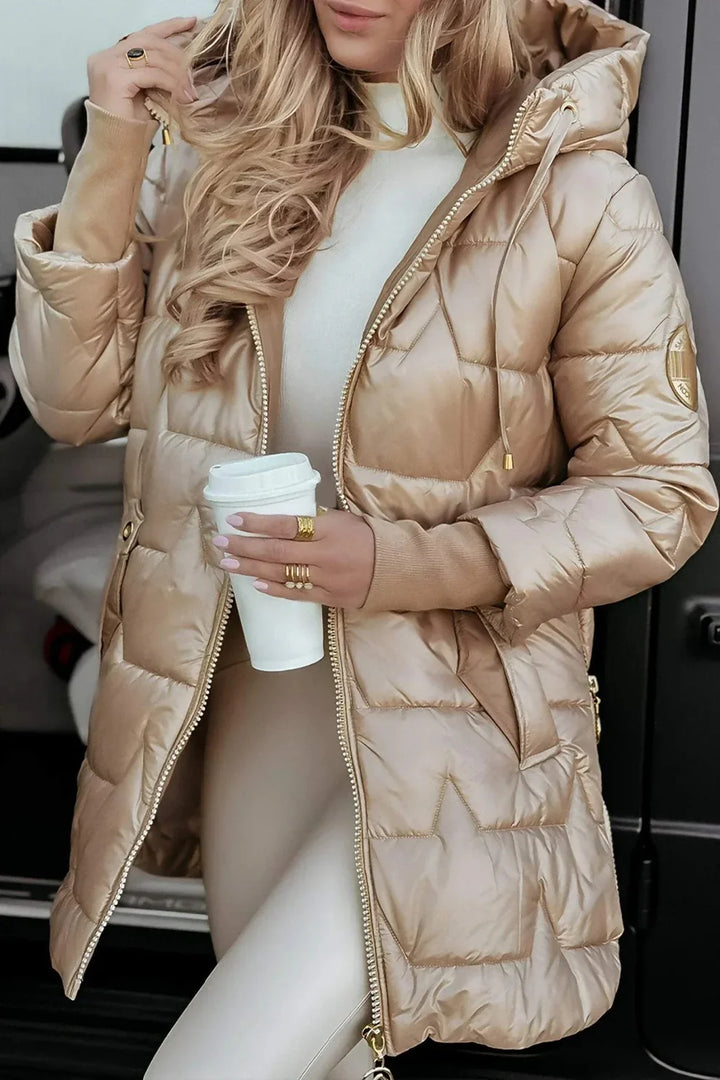 TRIANA™ | LONG PADDED HOODED JACKET