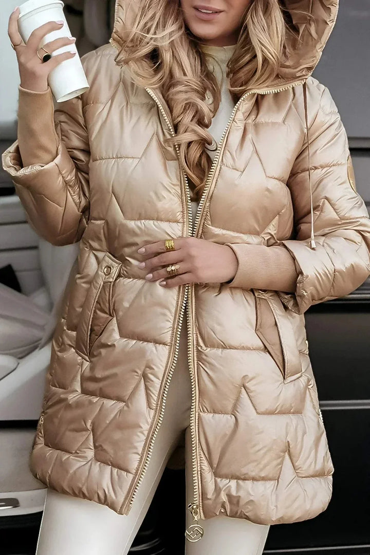 TRIANA™ | LONG PADDED HOODED JACKET