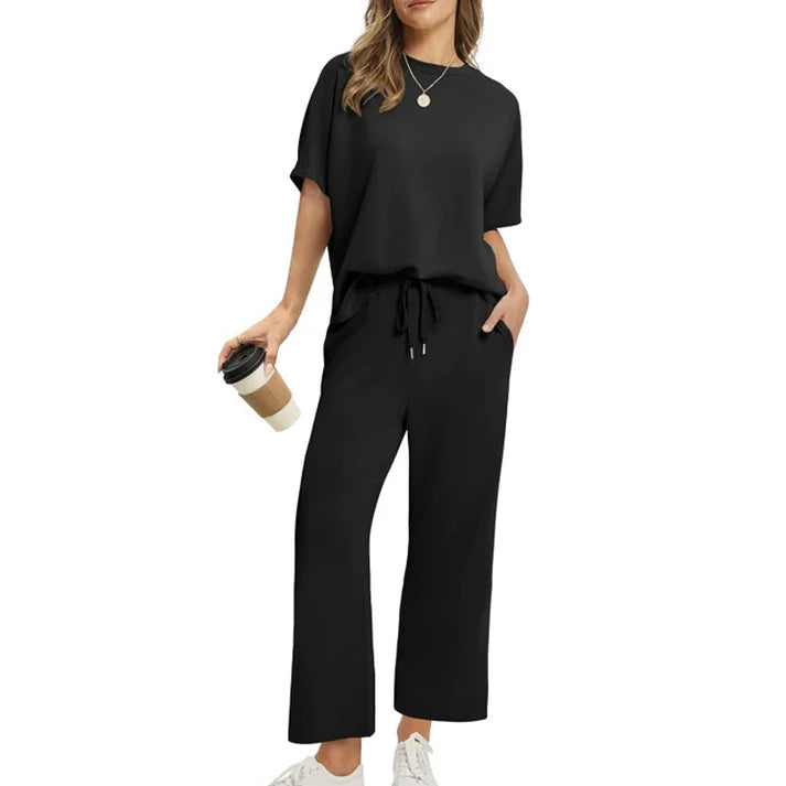 LIVIA™ | SOFT CASUAL TOP AND PANTS SET