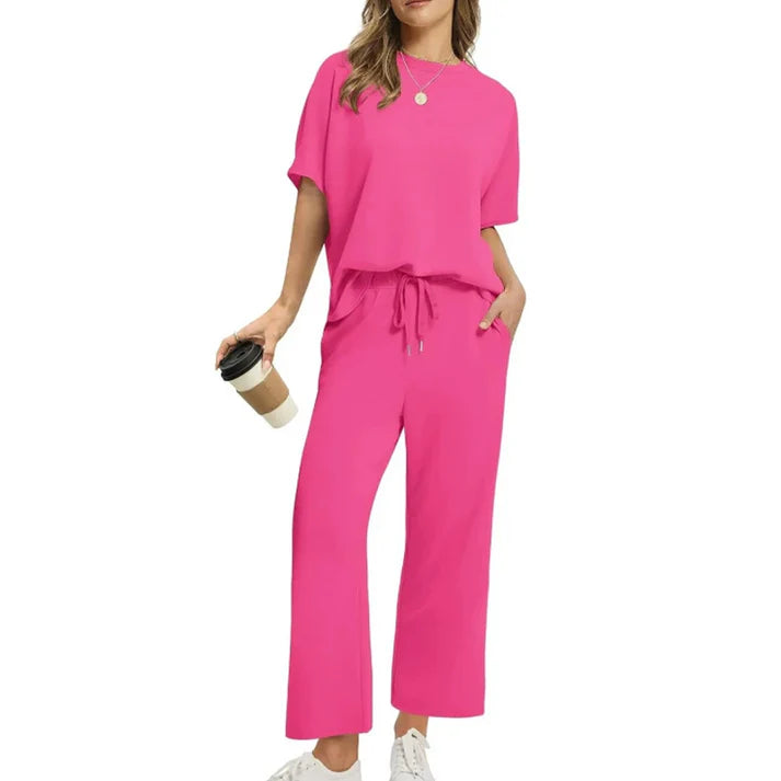 LIVIA™ | SOFT CASUAL TOP AND PANTS SET